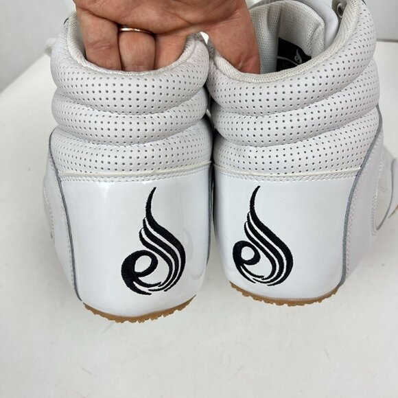 RyderWear Footwear Mens White sz 8 Weightlifting BodyBuilding Training Sneakers - Picture 6 of 9